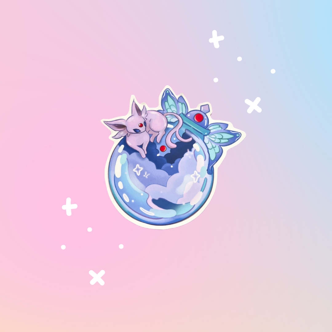 Espeon Dream Jar Sticker