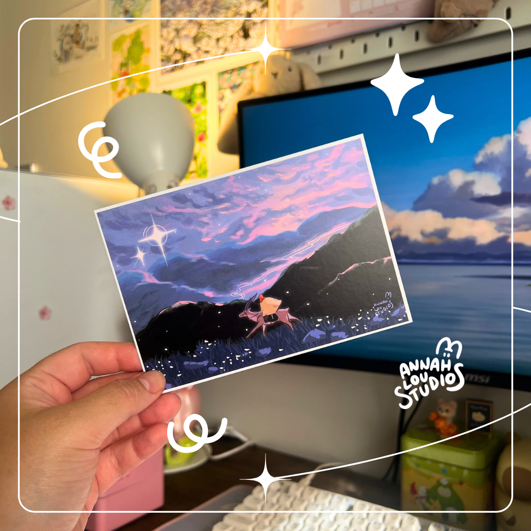 Purple Dream Postcard Print