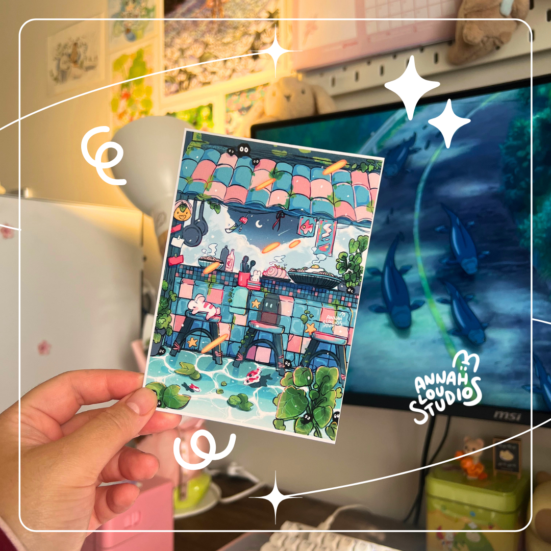 Magic Food Spot Postcard Print