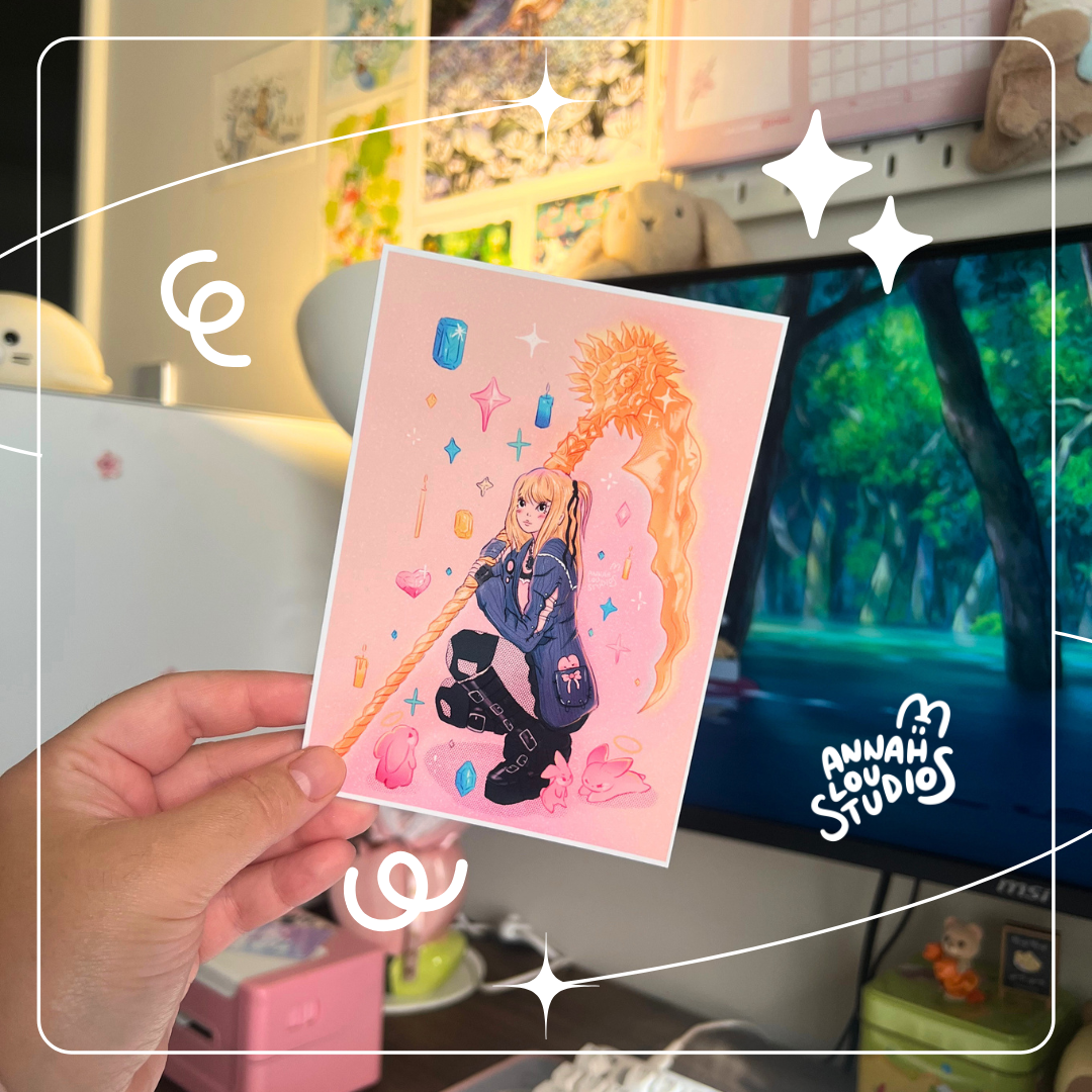 Shinigami qt Postcard Print