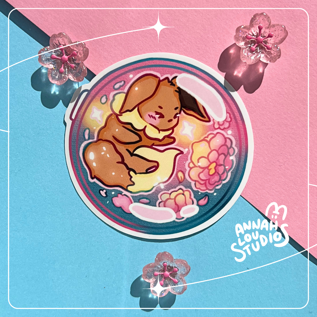 Blossom qt Vinyl Sticker