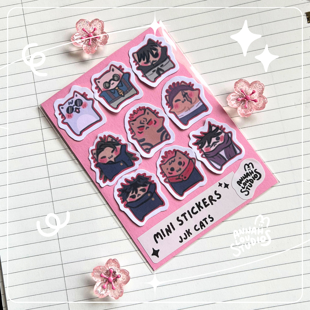 Mini Stickers! - JJK Cats