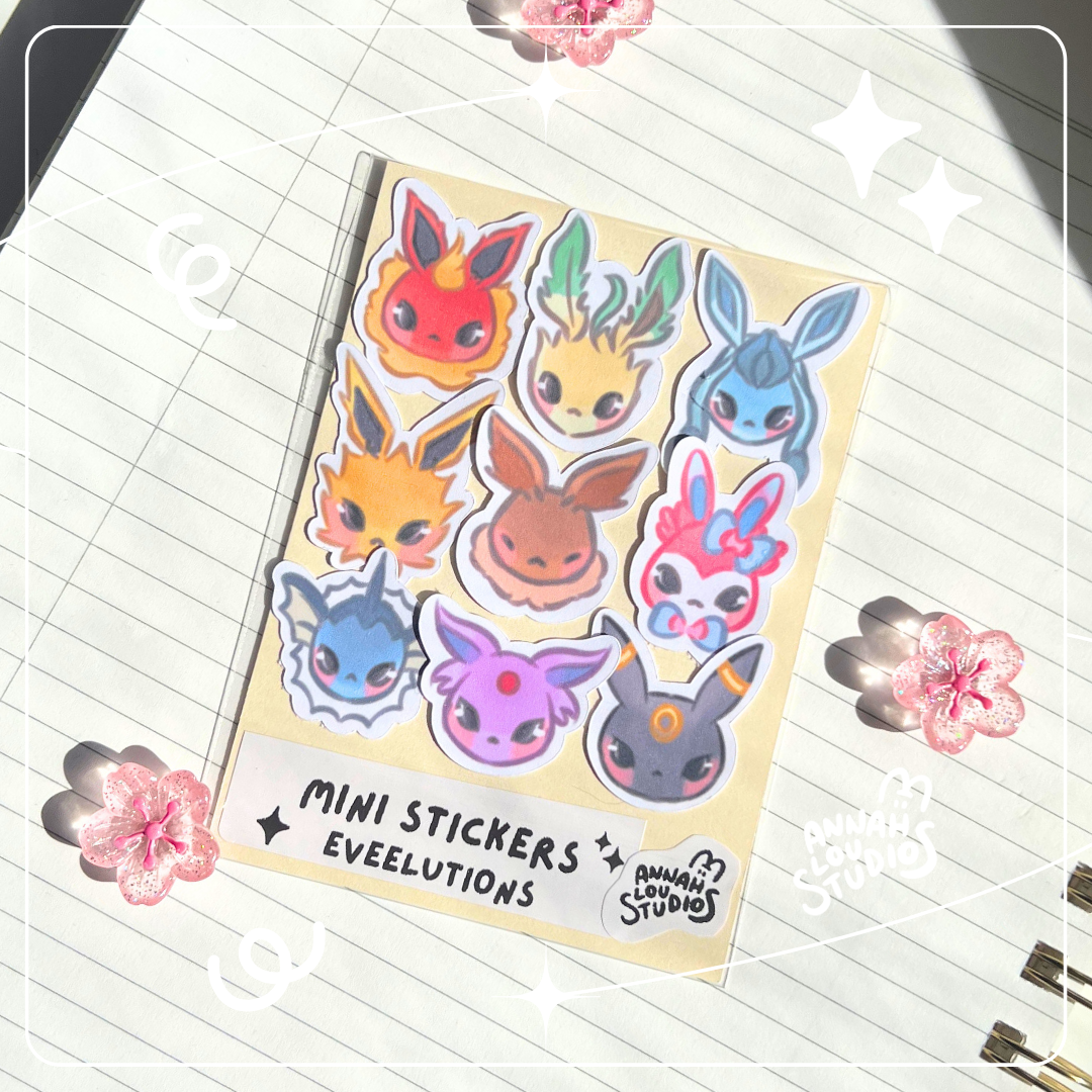 Mini Stickers! - Eeveelutions