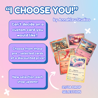 I CHOOSE YOU!