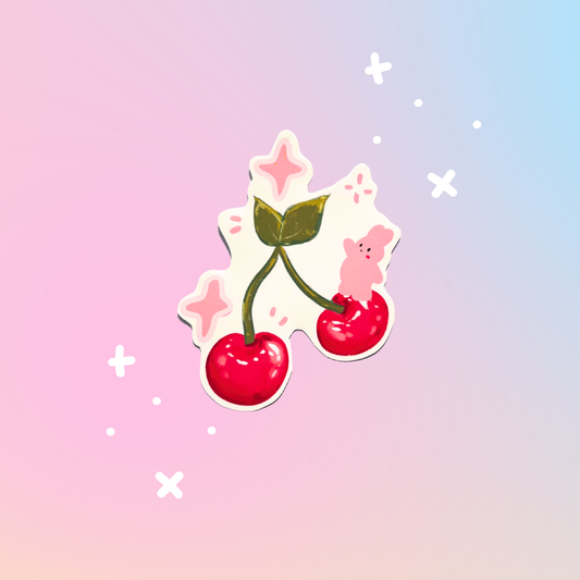 Cherry buns Sticker