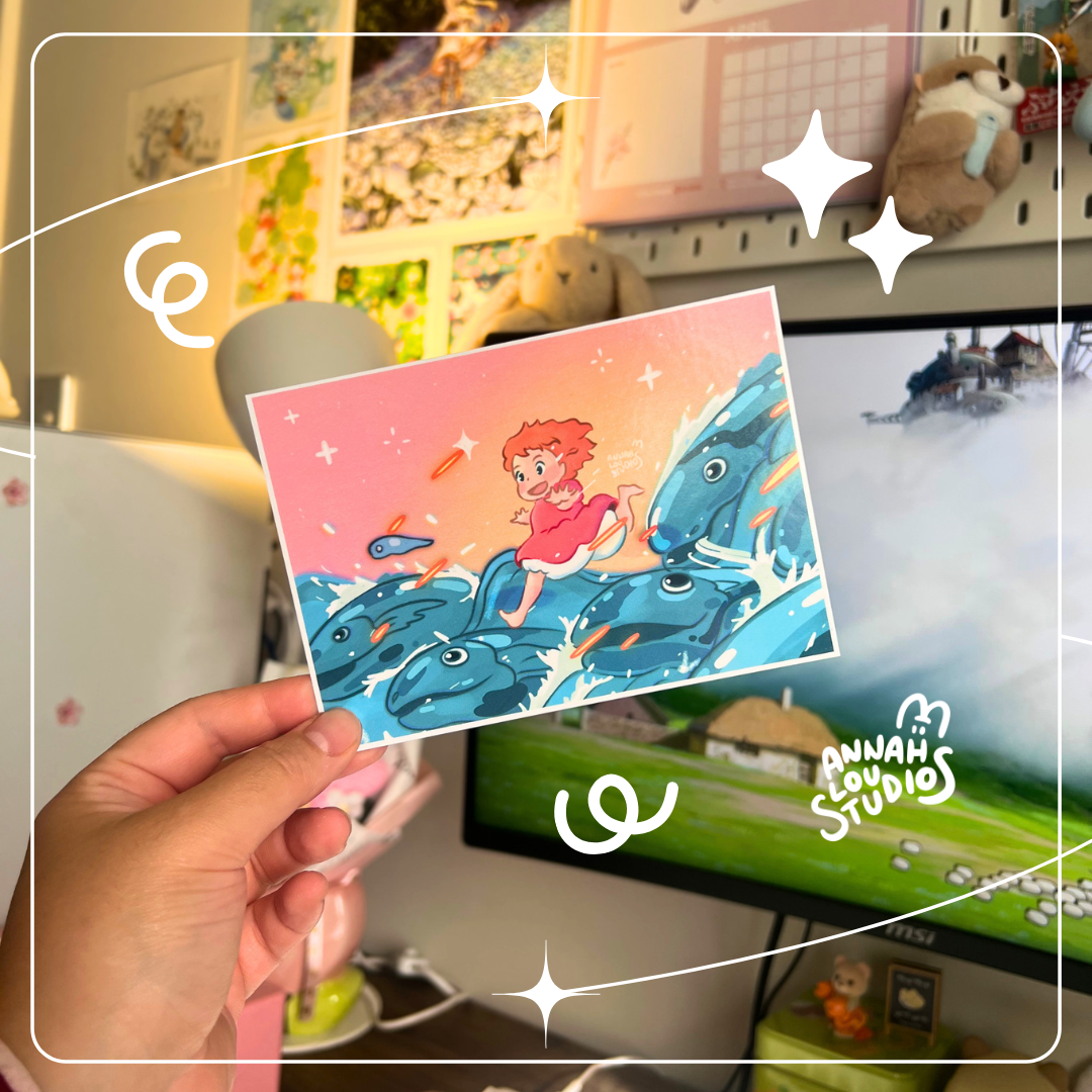 Lil fishie Postcard Print