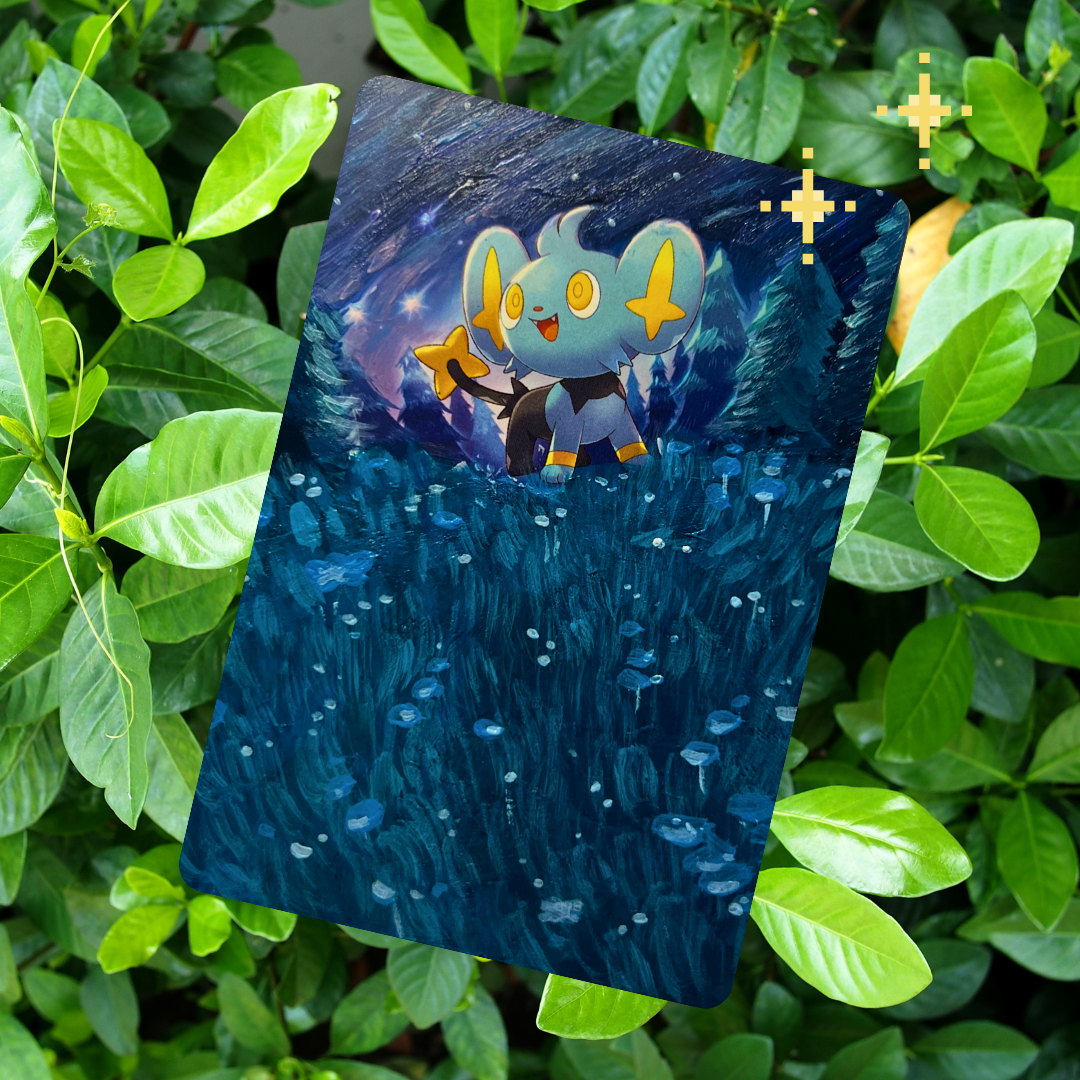 Midnight qt Painted Card