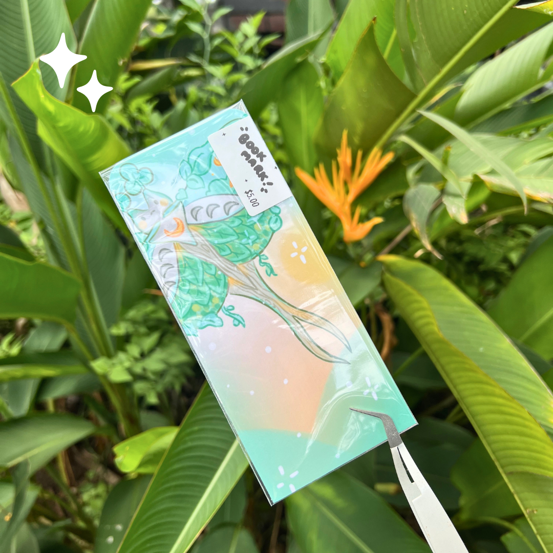 Totoro Moth Bookmark