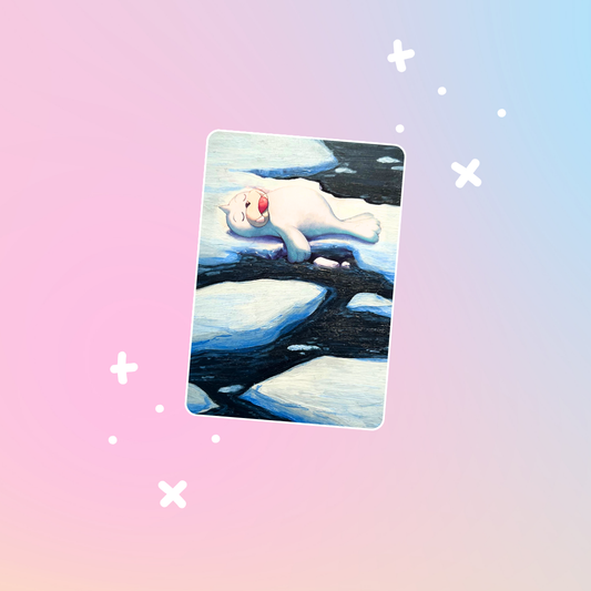 Seel Painted Card