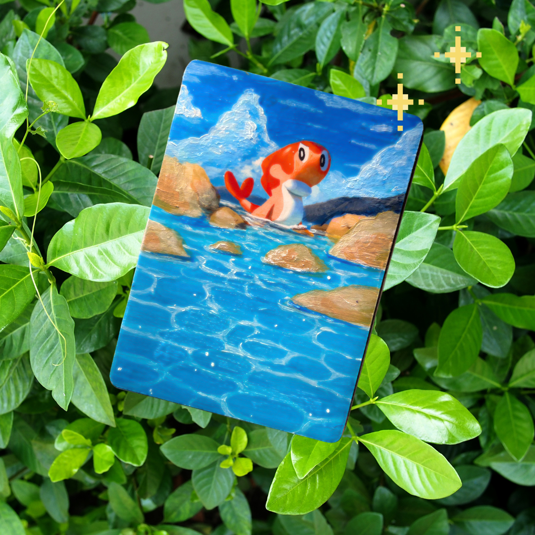 Fish boi Painted Card