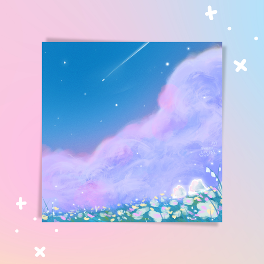Dreamy A4 Square Print