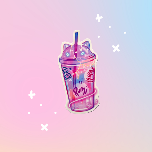 Huntrix Boba Tea Sticker