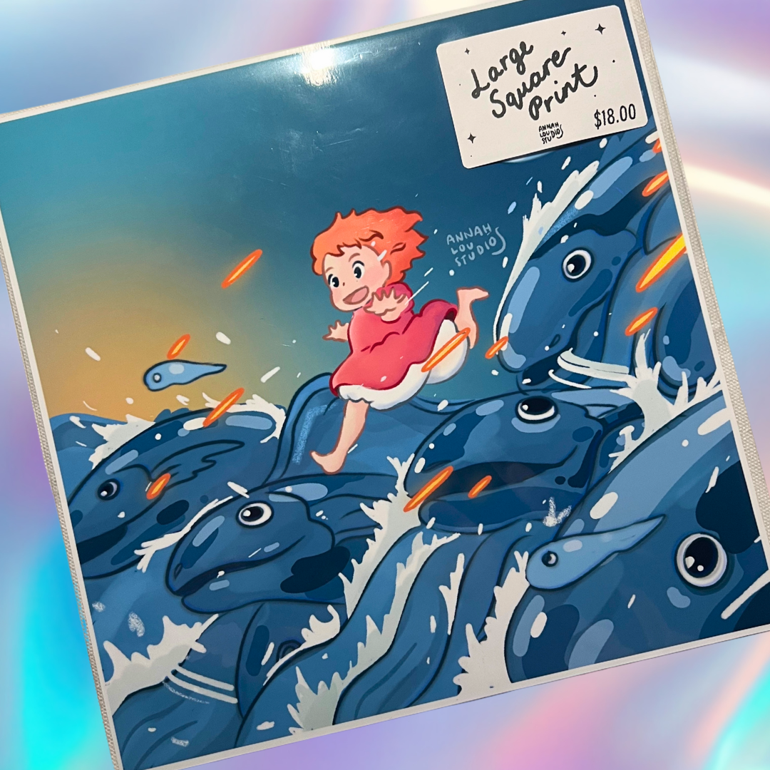 Large Glossy Print - Ponyo