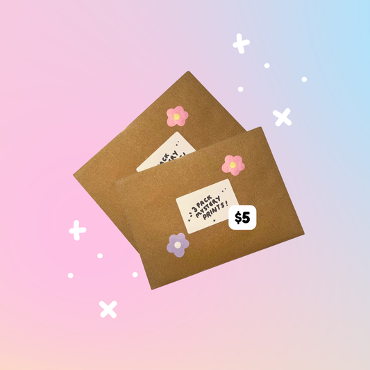3 Pack Mystery Prints!