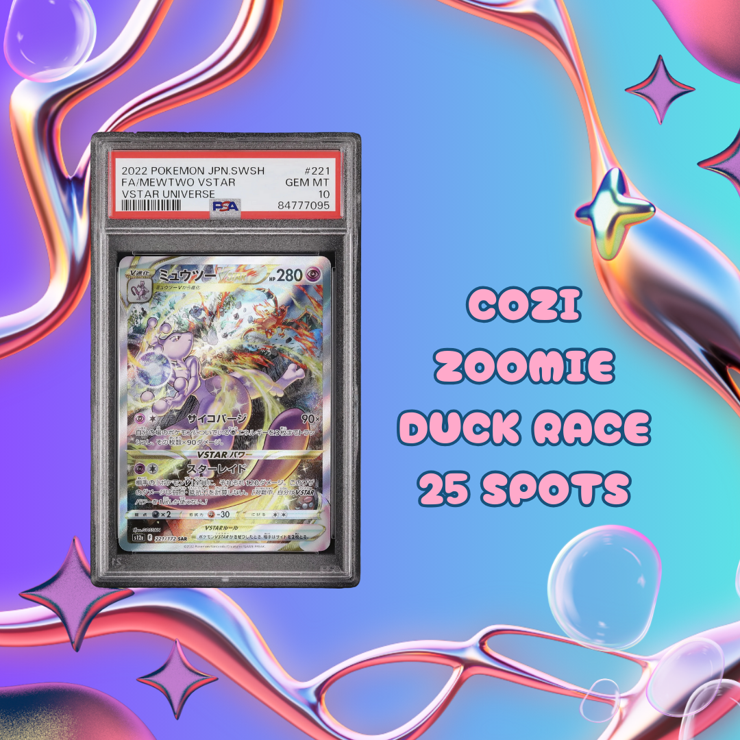 PSA 10 Mewtwo (Vstar) Duck race - 25 spots