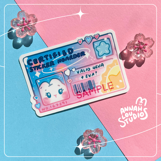 Sticker Hoarder Vinyl Sticker